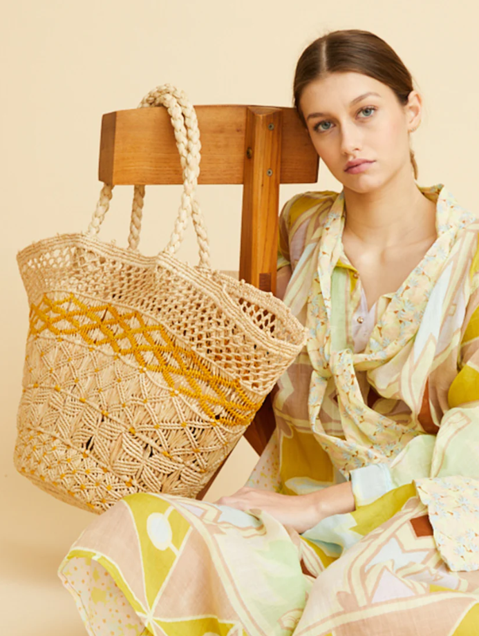 SAC PANIER XL PASTEL