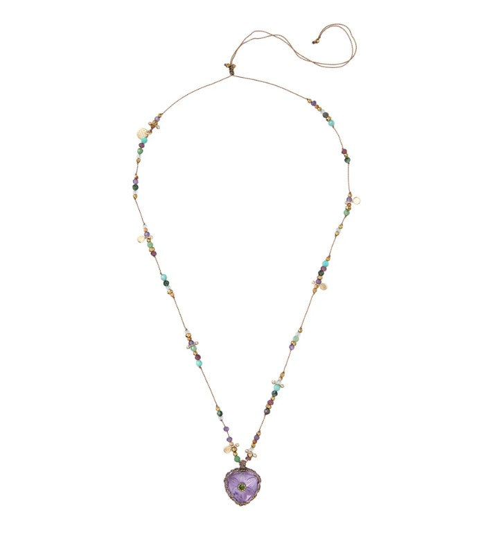 BLOSSOM collier Améthyste