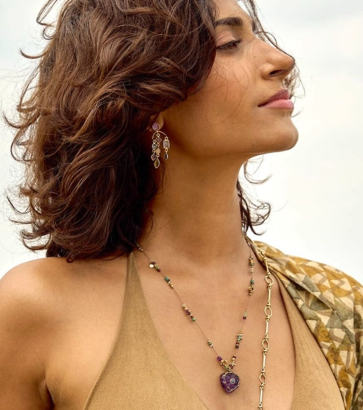 BLOSSOM collier Améthyste