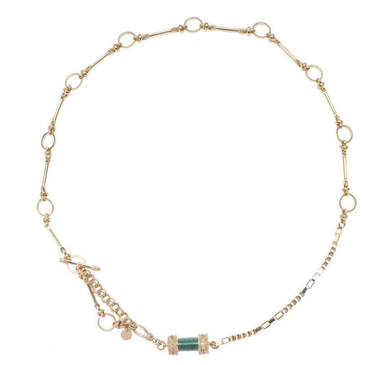 DEVA Collier, Bracelet multi-tours Chrysocolle