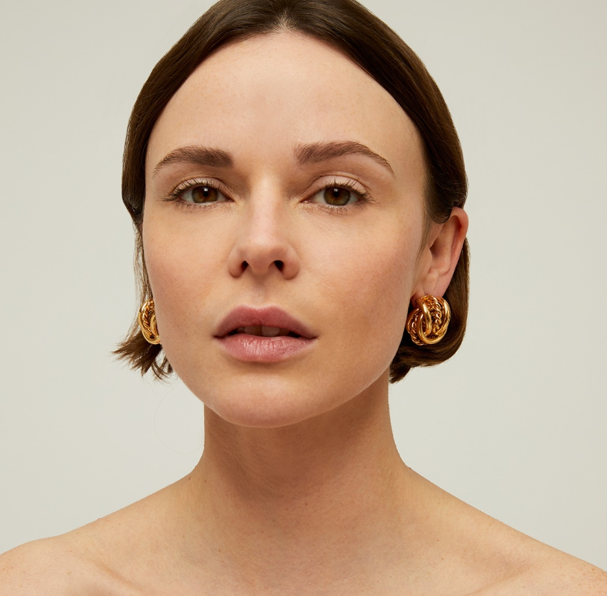 Boucles d'oreilles Lilou or