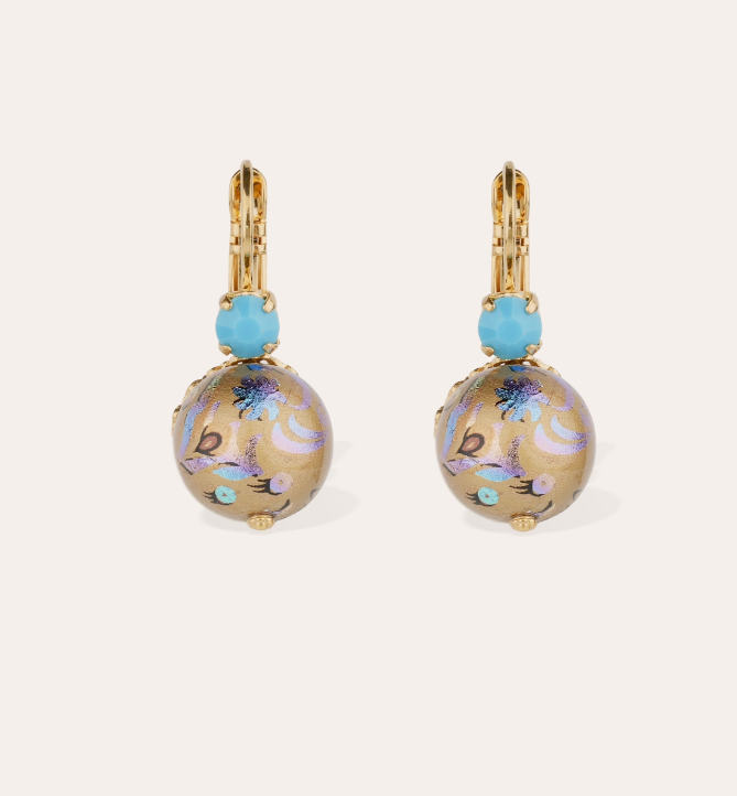 Boucles d'oreilles Décalco mini dorées