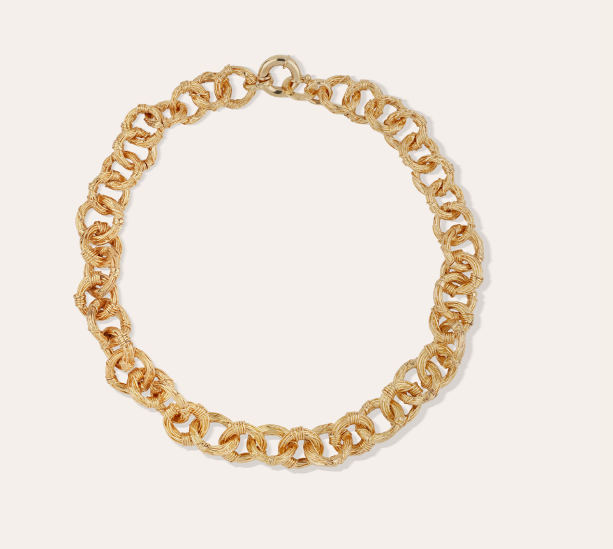 Collier Maille Ariane doré