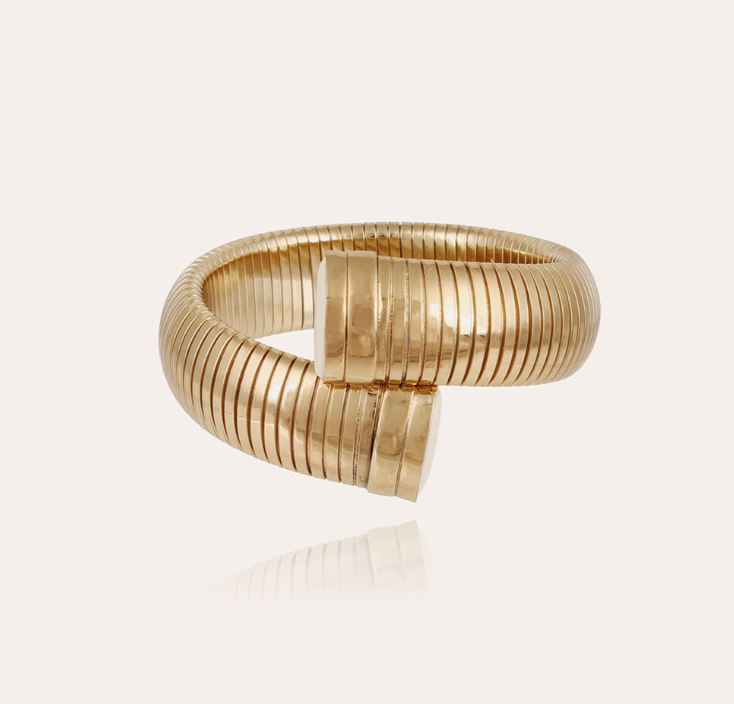 Bracelet Antigone doré - Nacre blanche