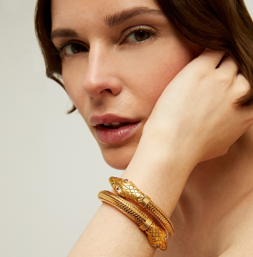 Bracelet Cobra doré