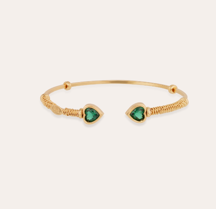 Bracelet jonc Duality Amore doré