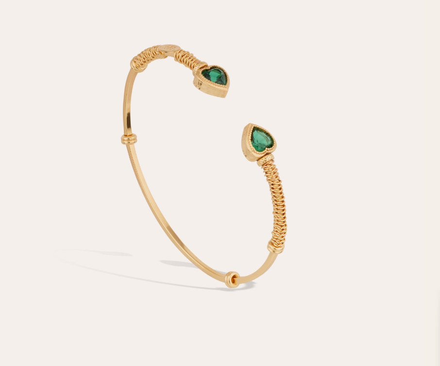 Bracelet jonc Duality Amore doré