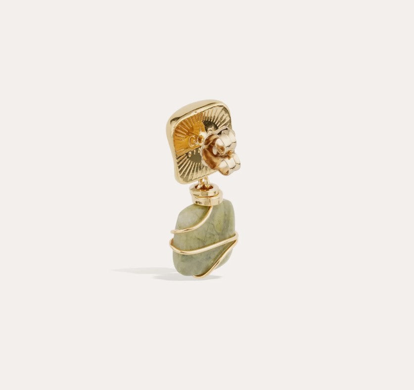 Boucles d'oreilles Rainbow Square petit modèle - Véssonite