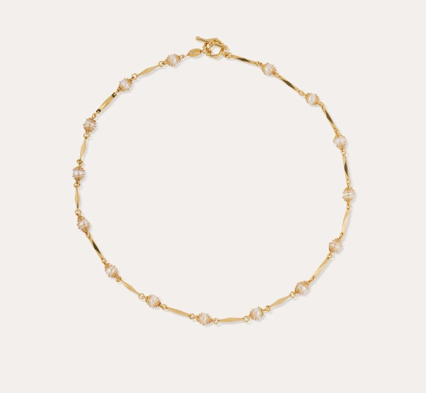 Collier Perla doré
