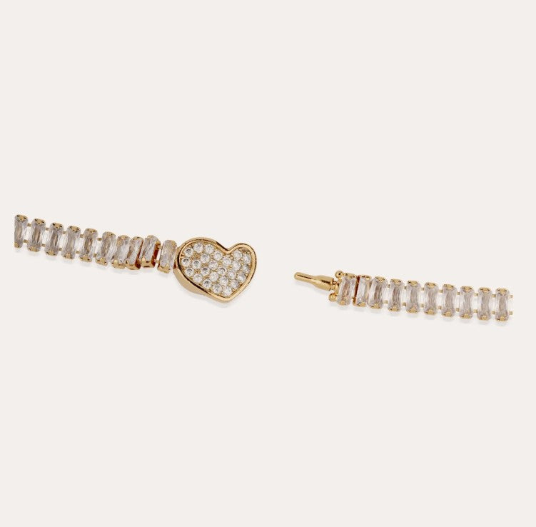 Collier Paillette Coeur