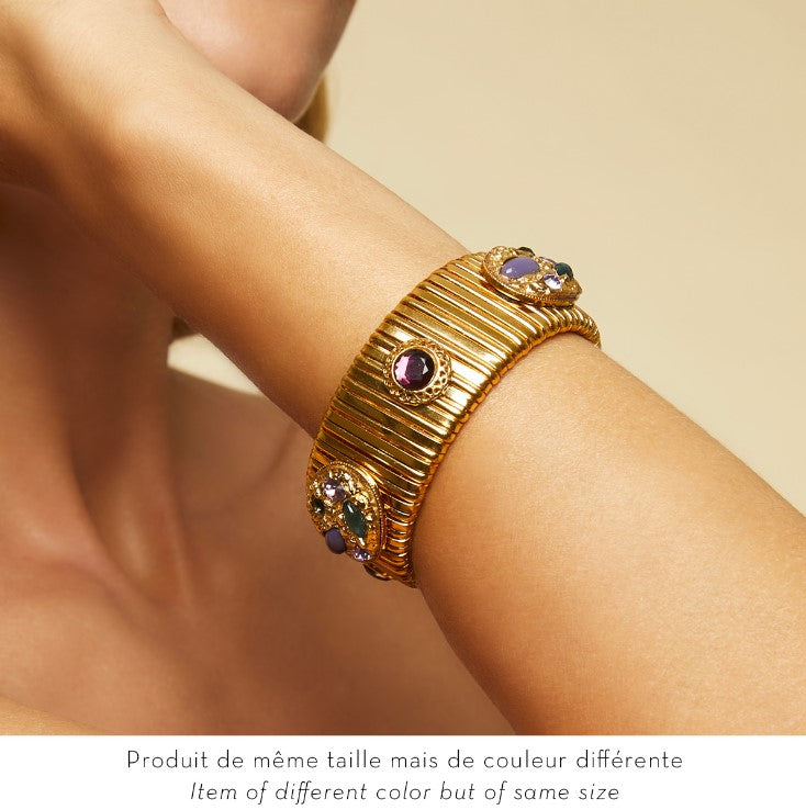 Bracelet Strada Bis grand modèle doré