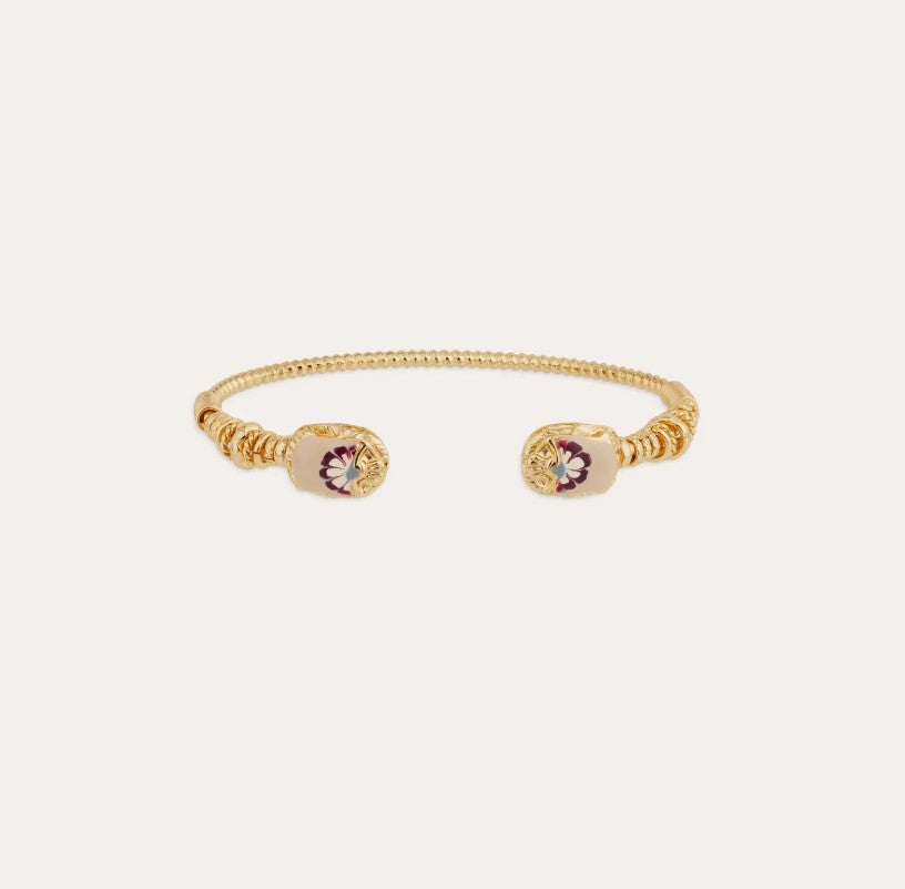 Bracelet Duality grand Scaramouche torsade émail