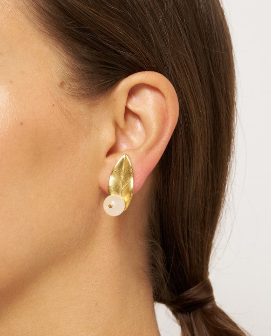 Boucles clips « feuille d’or » – Olympe