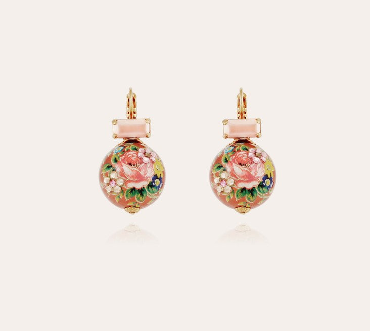 Boucles d'oreilles Décalco dorées