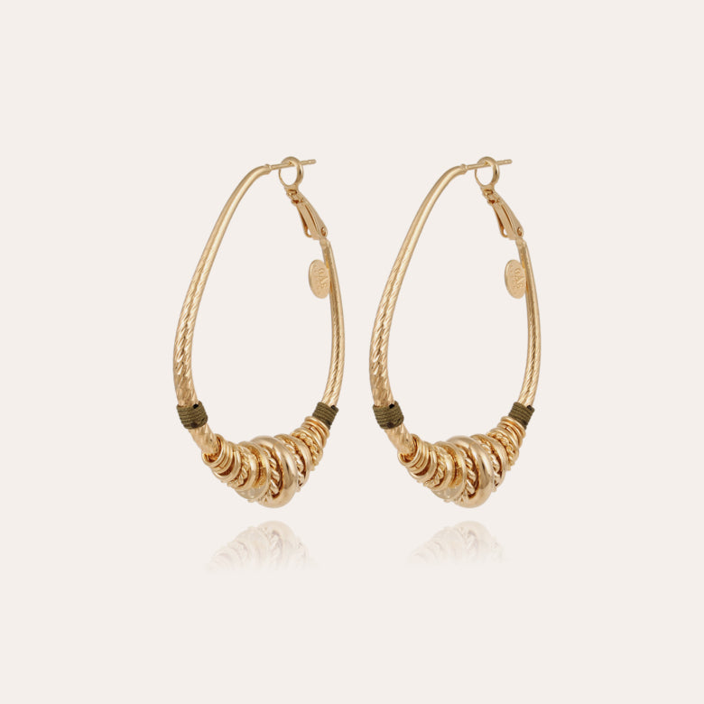 Boucles d'oreilles Bozana or